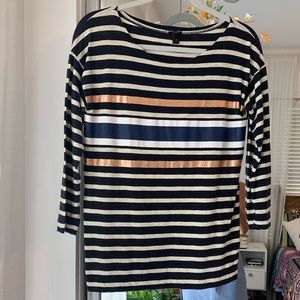 Stripped J Crew Top